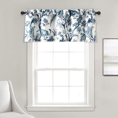 "Lush Decor Dolores Light Filtering Valance - 18"" x 52"""