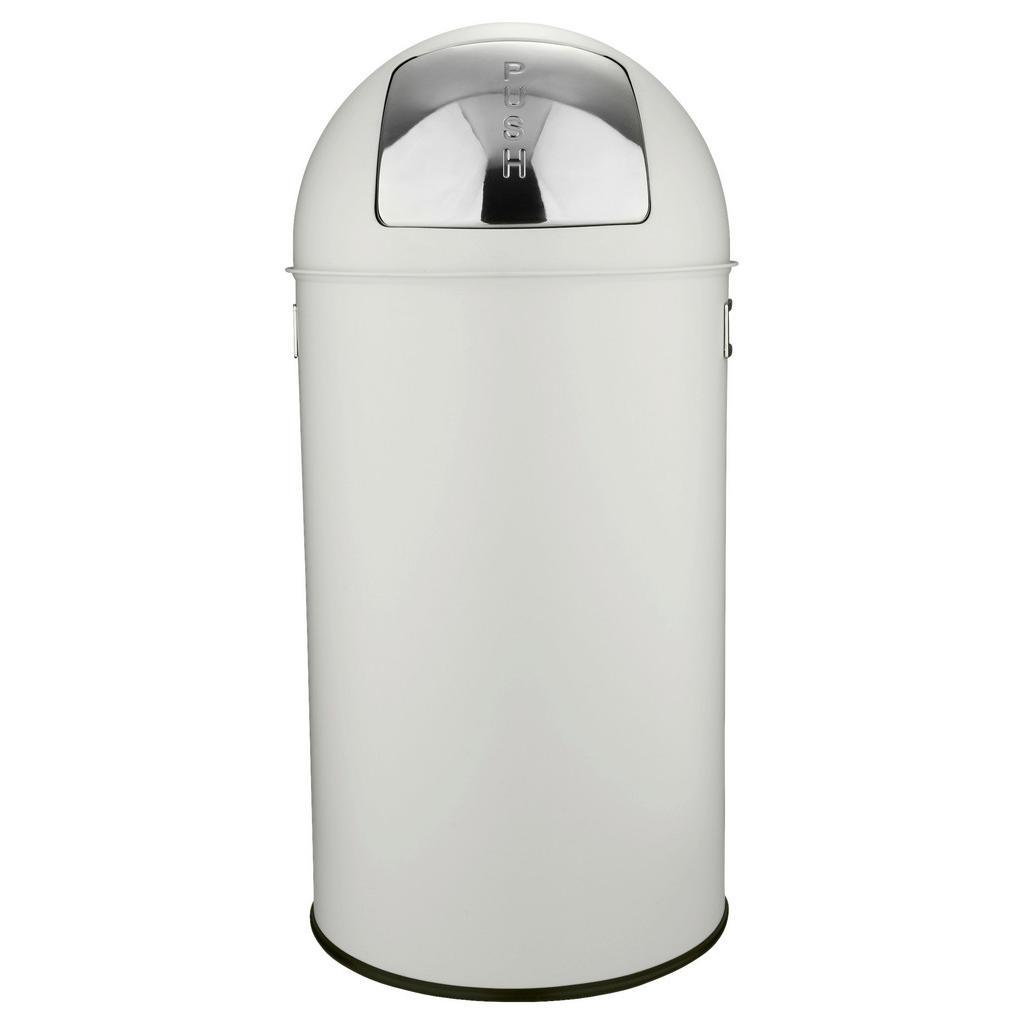 P & B Abfalleimer , Beige , Metall , 50 l , 74 cm , Haushalt & Reinigung, Reinigung, Eimer & Abfallsysteme