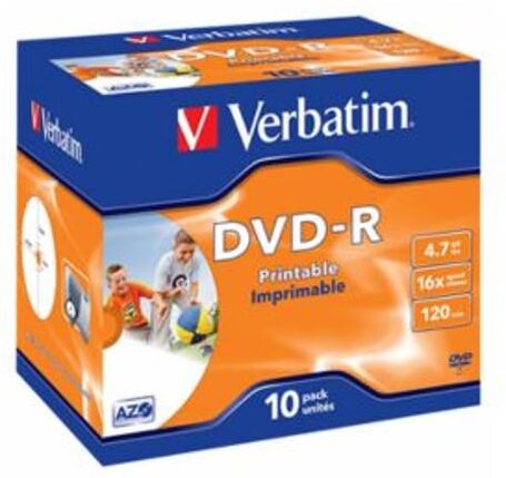 Verbatim DVD-R Discos Imprimíveis   5 unidades