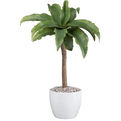 Kunstpflanze CREATIV GREEN "Agave Attenuata", grün, H:35cm, Kunstpflanzen, Kunstpflanze, mit Kies