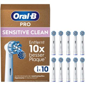Oral-B Aufsteckbürsten Pro Sensitive Clean FFU, weiß, Kartonverpackung, 10 Stück