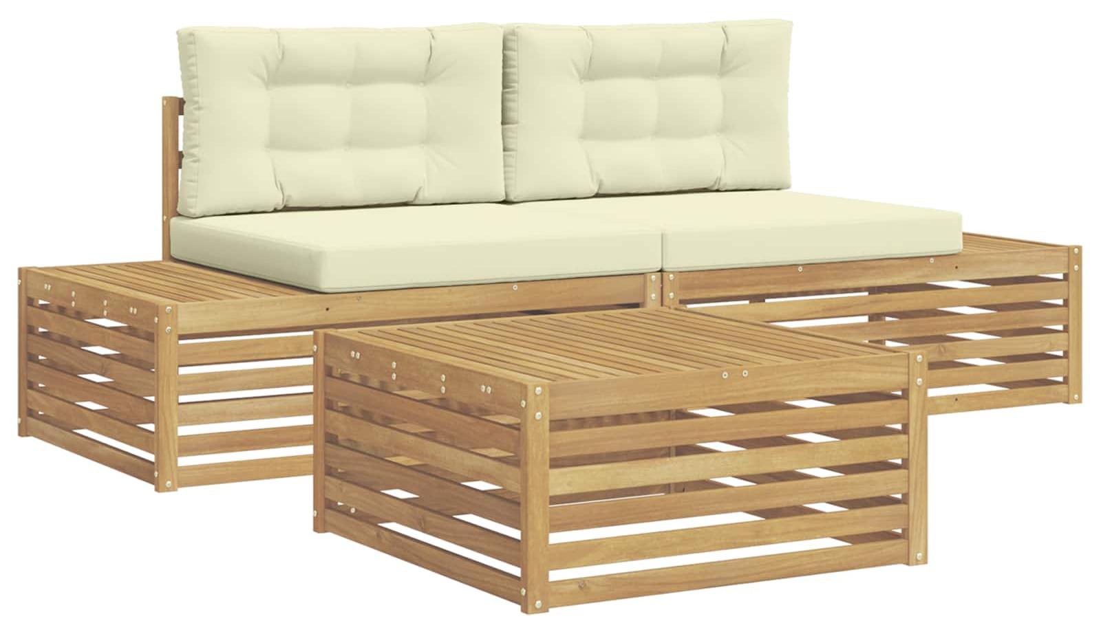 Garnitur aus vier Outdoor-Sofas