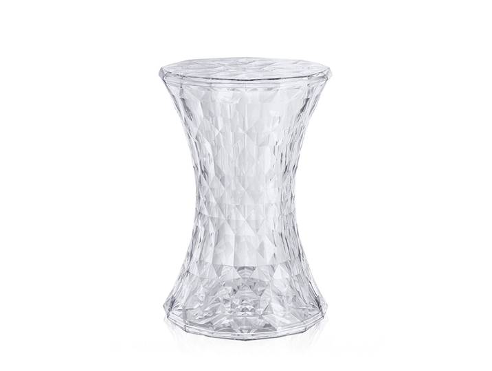 KARTELL tabouret STONE (Cristal - Transparent ou coloré dans la masse en polycarbonate)