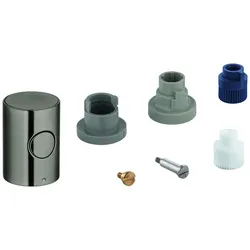 GROHE Metallgriff 47984 Mengengriff EcoButton hard graphite gebürstet, 47984AL0 47984AL0