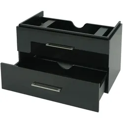 Décoshop26 - 90 cm breiter wandhängender Waschtisch mit 2 Schubladen mit Soft-Close-Funktion versenktem Siphon modernem Design 04_0010530
