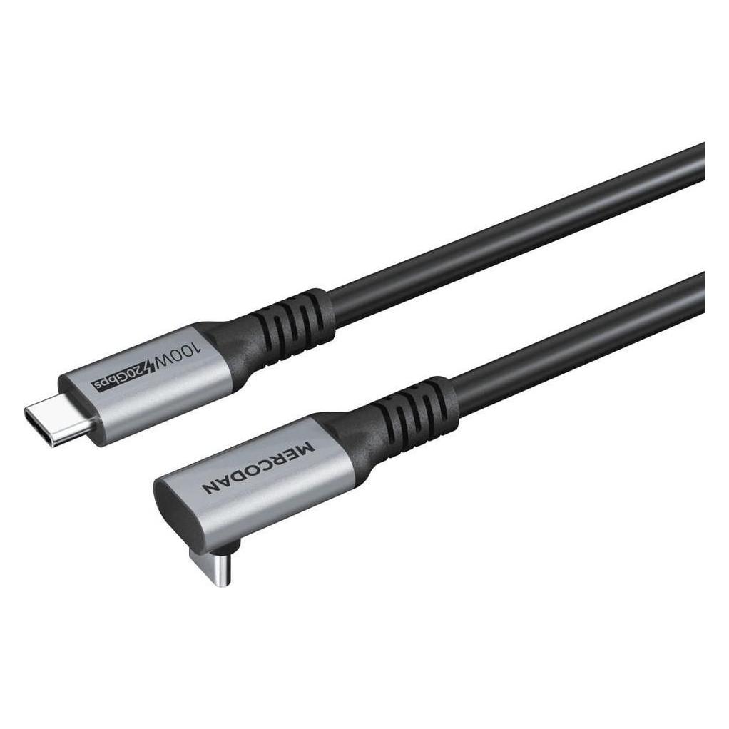 Mercodan vinklet 90 USB-C kabel 5,0m (5 m) (580340439)