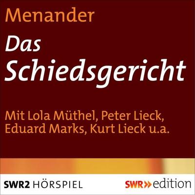 Das Schiedsgericht - Menander, Audio, 9783956153990