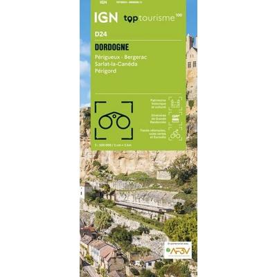 24 Dordogne - Périgueux, Karte von Collectif Ign, IGN Frankreich, 978-2-7585-5640-4