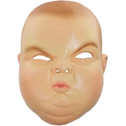Ghoulish Grummeliges Baby Maske - Fasching Halloween Karneval