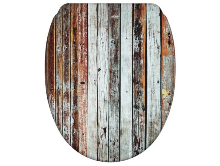 Sanilo WC Sitz mit Absenkautomatik & Quick-Release aus Holz, Antik