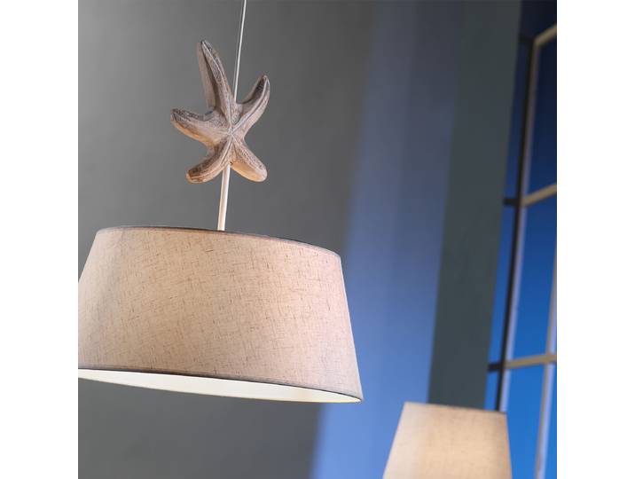 Suspension LED 4928 Stellina 45 x 100 x 45cm Blanc Coton E27