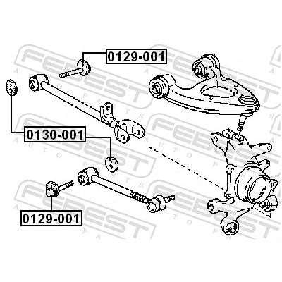 FEBEST Sturzkorrekturschraube 0129-001 für TOYOTA