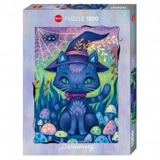 Heye Puzzle - Witch Cat, Dreaming - 1000 Teile 296446