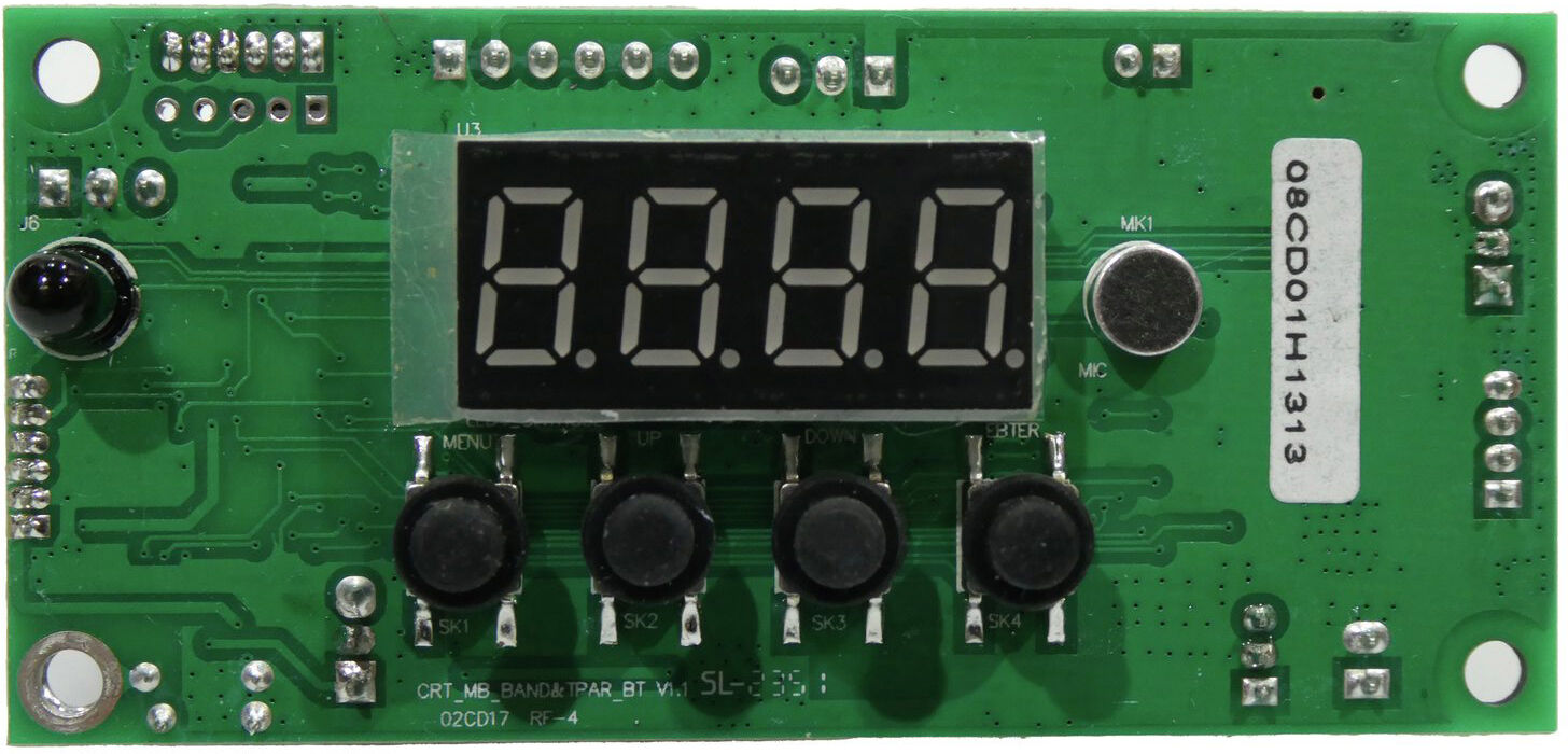 Ersatzteil Platine (Display/steuerung) Led Silent Bar (Crt_mb_band&tpar_bt V1.1)