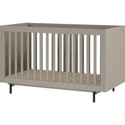 Germania Babybett Tomino 70 x 140 cm Lack Grau
