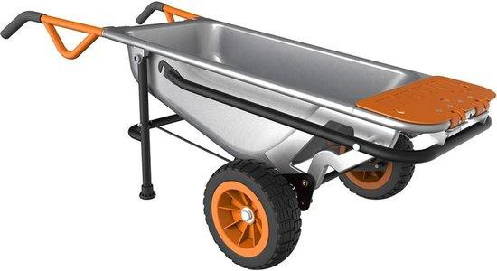Worx Multifunctionele Kruiwagen 8-in-1 Rood Zilver