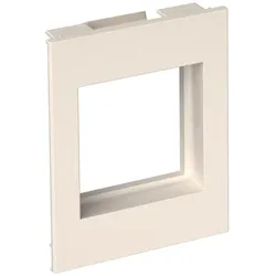 OBO 6121102 1-fach Rahmen SIGNA Modul 45 9001 66x80x28 Polycarbonat/Acrylnitril-Butadien-Styrol cremeweiß RAL 9001 BRK CF1 M45 cws