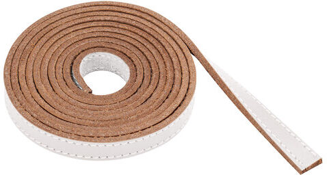Lederband, weiß, 10 mm, 1,5 m