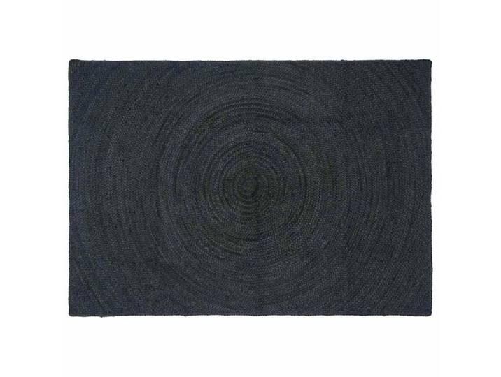 Tapis en jute - - Gris foncé - 120x170 cm - Rectangulaire - Moderne - Écolo - Design artisanal