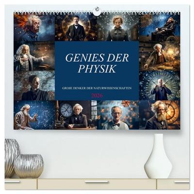 Genies der Physik (hochwertiger Premium Wandkalender 2026 DIN A2 quer), Kunstdruck in Hochglanz