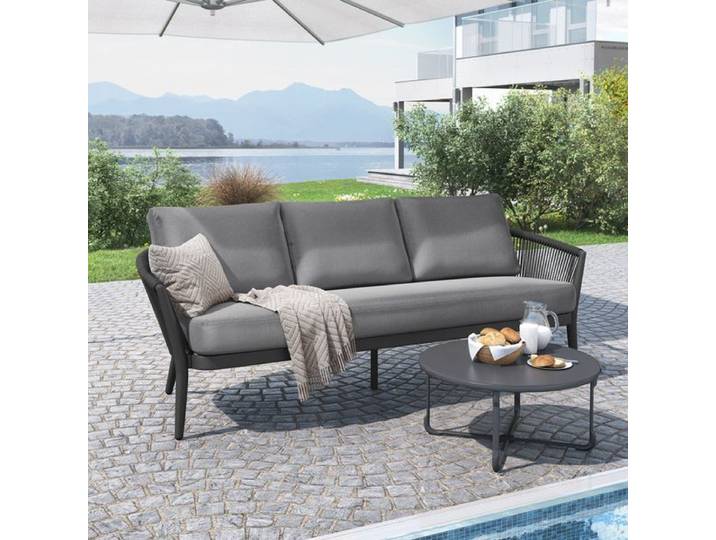 OUTLIV. Monet Gartenloungesofa Aluminium/Rope/Olefin