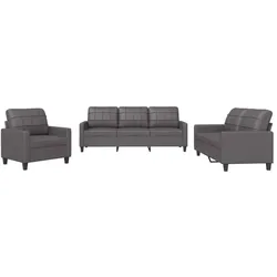 vidaXL, Sofa + Bettsofa, Brice (Mit Kissen) (Polstergruppe)