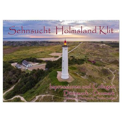 Sehnsucht Holmsland Klit – Impressionen und Collagen (Wandkalender 2027 DIN A2 quer), CALVENDO Monatskalender