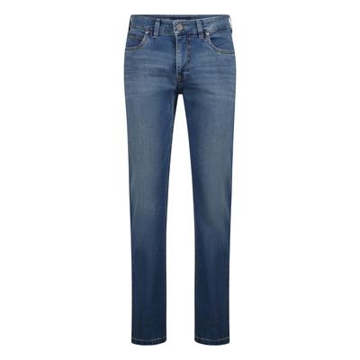 Stretch-Jeans ATELIER GARDEUR "Batu", Herren, Gr. W38/L30, Länge 30, blau (indigo), Obermaterial: 98% Baumwolle CO. 2% Elasthan EL., uni, modern fit, Jeans, Handgefertigte Veredelungen