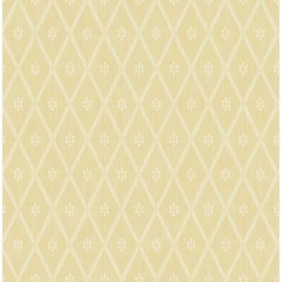 Seabrook Designs Ambram Diamond Lattice Unpasted Wallpaper