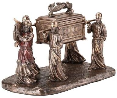 Veronese Design 8.86 inches Length Cold Cast Bronze Ark of the Covenant Bronze Finish Figurine
