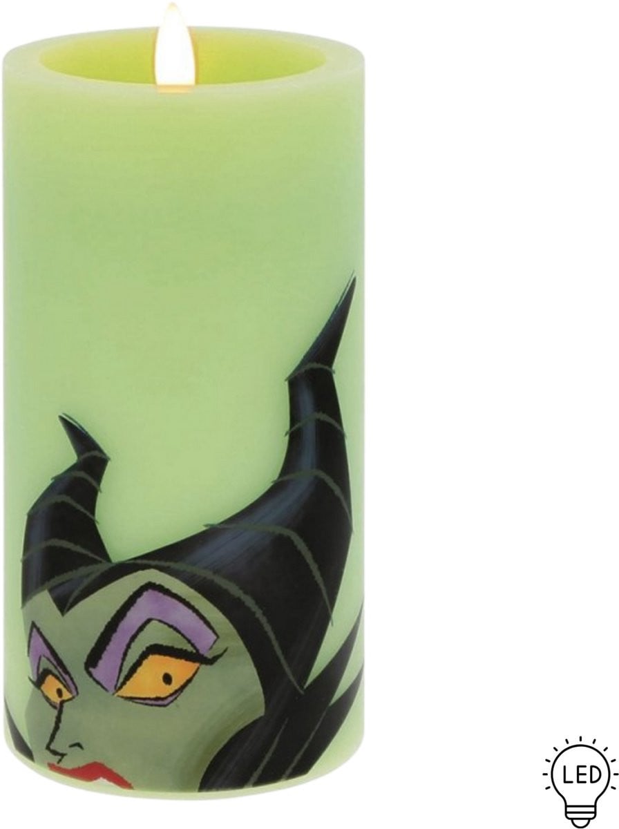 Disney Home Fragrance Maleficent Groene LED Kaars