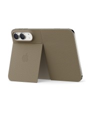 Apple Schutzabdeckung für Mobiltelefon mit Ständer MagSafe-Kompatibilität TechWoven Taupe iPhone Duo (MKR64ZM/A)