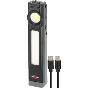 Brennenstuhl Arbeitsleuchte HL 900 A, LED, 900, 450 & 170 Lumen, IP54 Spritzwasserschutz, Magnet & Akku