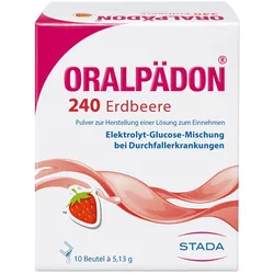 Oralpädon 240 Erdbeere Beutel 10 ST