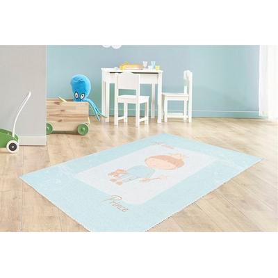 Kinderteppich ARTE ESPINA "Bambini 300", grün (mint), B:120cm H:5mm L:180cm, Polyester, Teppiche, Kinderteppich, Fantasievoll bedruckter Kinderteppich, angenehme Haptik