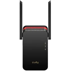 Cudy RE3000 Netzwerk-Erweiterungsmodul Netzwerk-Repeater Schwarz, Rot 10, 100, 1000 Mbit/s
