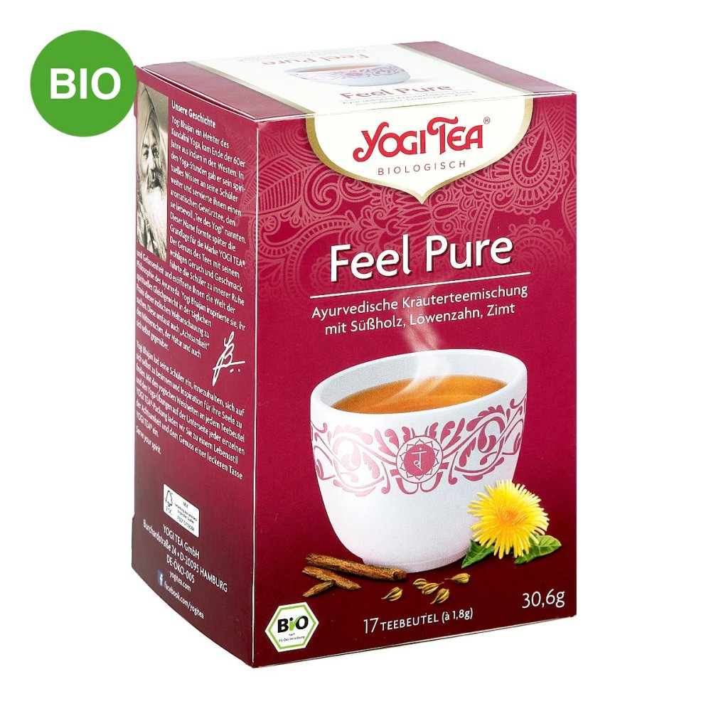 YOGI TEA GmbH Yogi Tea Feel Pure Bio Teebeutel 15867621