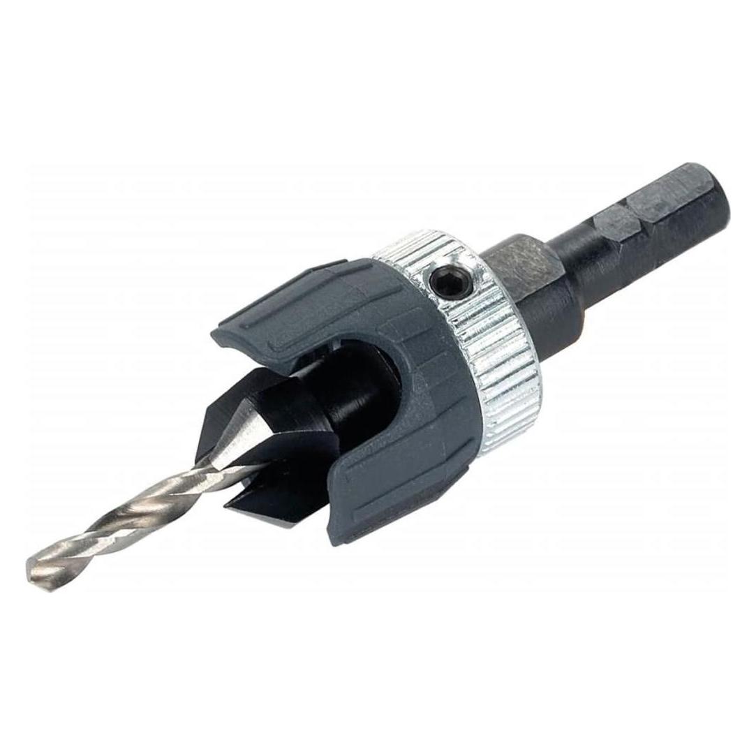wolfcraft 1 Vorbohrer m Senker+Tiefenst. ø3,2x12mm (2544000)