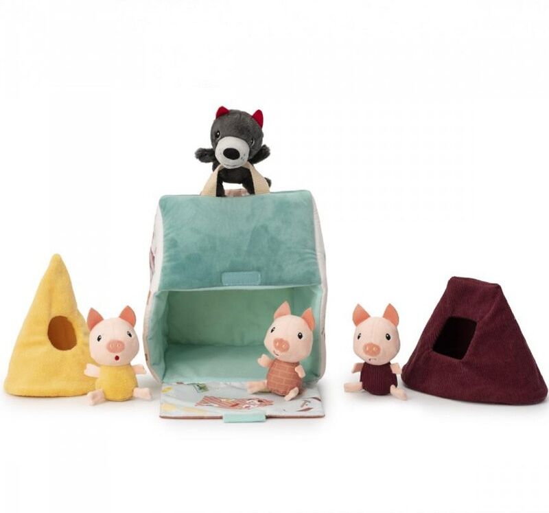 Les maisons du loup et des 3 petits cochons - Lilliputiens