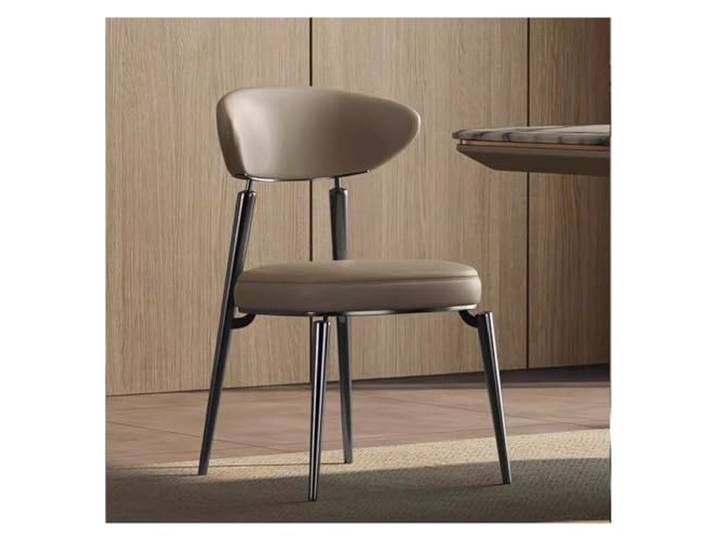 tDZP7yWpc Küchenstühle Esszimmerstühle, moderner Esszimmerstuhl mit Metallbeinen, ledergepolsterte for Esszimmer, Küche, Schminktisch, Wohnzimmer(Schwarz)