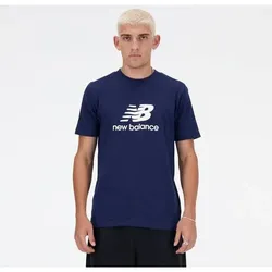 NEW BALANCE Herren Shirt Mens Lifestyle T-Shirt, Größe S in Blau 41502