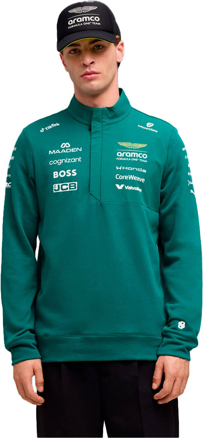 Puma aston martin f1 team sudadera hombre Verde (M)