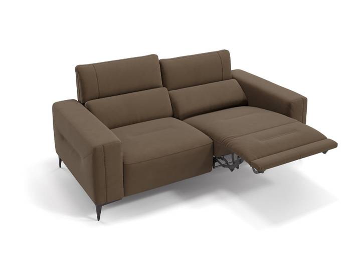 Stoff Sofa Garnitur TERAMO 2-Sitzer