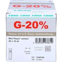 Glucose 20% Braun Mini-Plasco Connect 200 ML