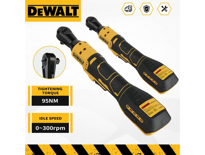 Dewalt DCF513/DCF512 clé à Angle droit à cliquet LED pilote sans fil clé électrique à vitesse Variable outils électriques