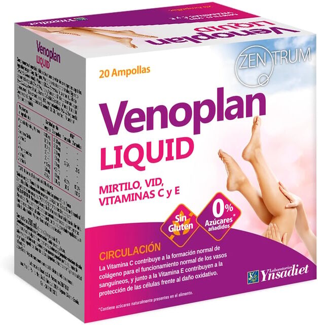 Ynsadiet Zentrum Venoplan Liquid 20 Ampollas 10 ml
