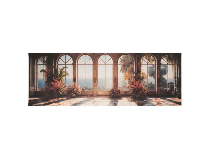 Leinwandbild, Mehrfarbig, Holz, Papier, Kiefer, Architektur, rechteckig, 180x60 cm, Keilrahmen, Bilder & Rahmen, Bilder, Leinwandbilder
