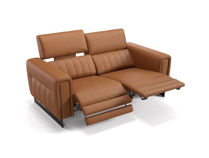 Leder Sofa LESINA Couch mit Relaxfunktion