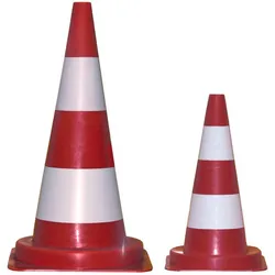 Pylon 50 cm rot, weiß