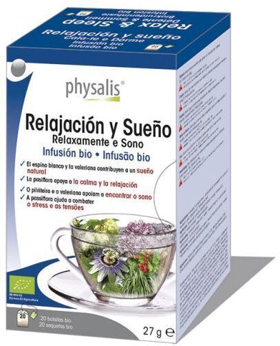Physalis Infusión Relajacion Sueño 20 Sobres Bio